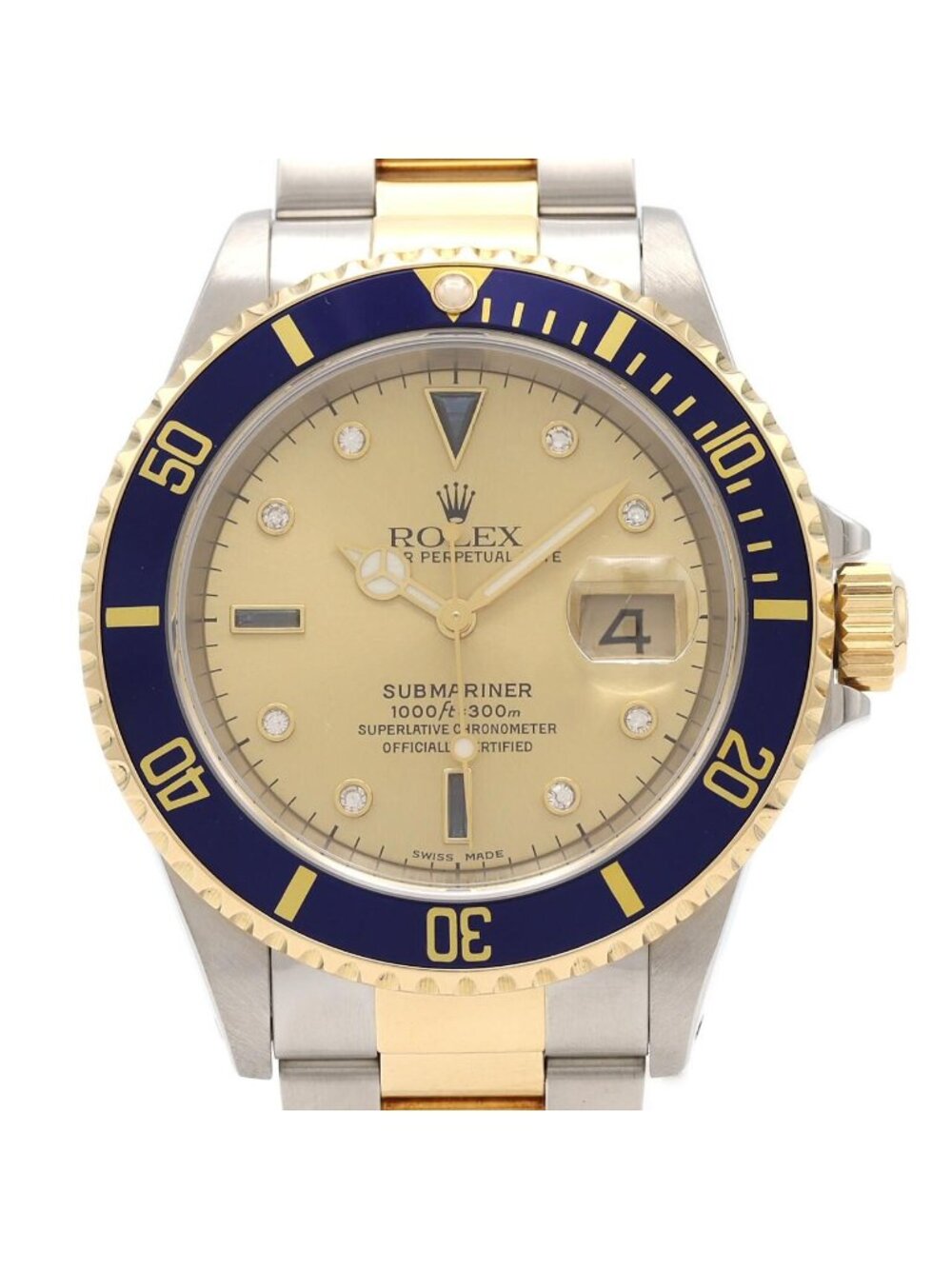 Rolex Submariner Date Stainless Steel Yellow Gold Automatic